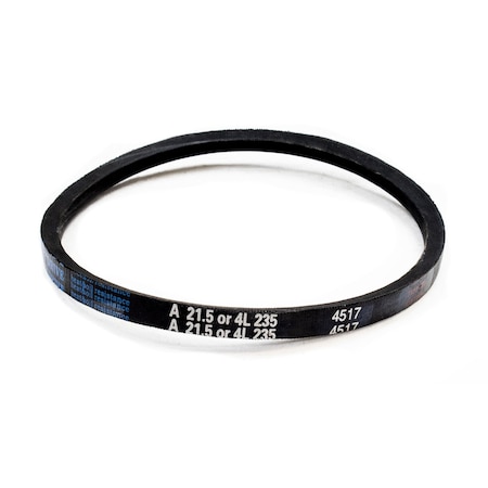 D&D A21.5/4L235 Classical V-Belt, 23 1/2 in Outside Length, 1/2 in Top Width, 1 Ribs A21.5